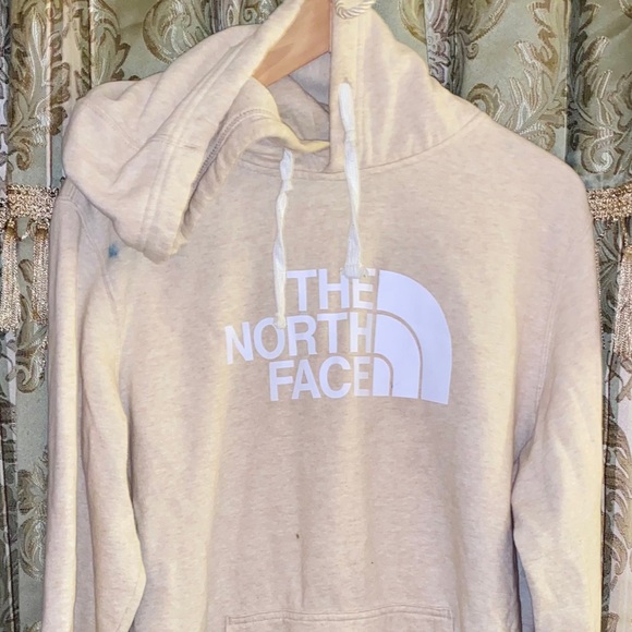 North Face ❤️ Cream colored Hoodie - Picture 1 of 9
